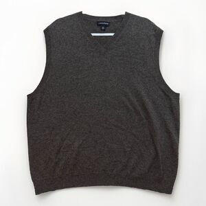 Lands End Sweater Vest Mens XL 46-48 Classic Cashmere Heritage Prep Slow Fashion